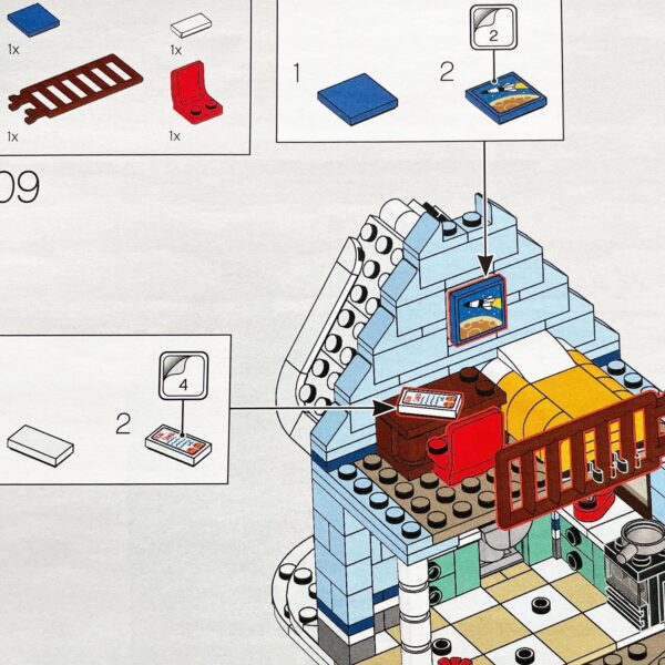 Clear. Usable. @lego building instructions can teach designers a lot about depicting sequences. #wkbnch