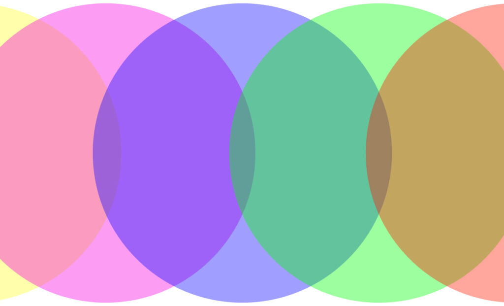 overlapping color circles