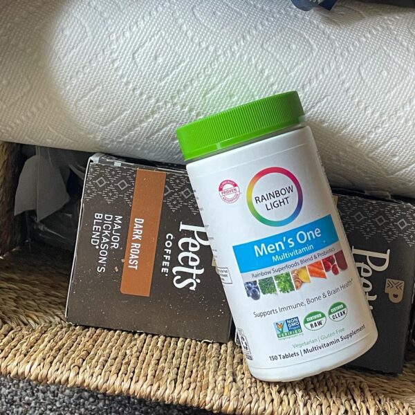 Design to match behavior: now that I see my vitamins every day, I take them. Out of sight-> out of mind. #atomichabits #wkbnch #ux